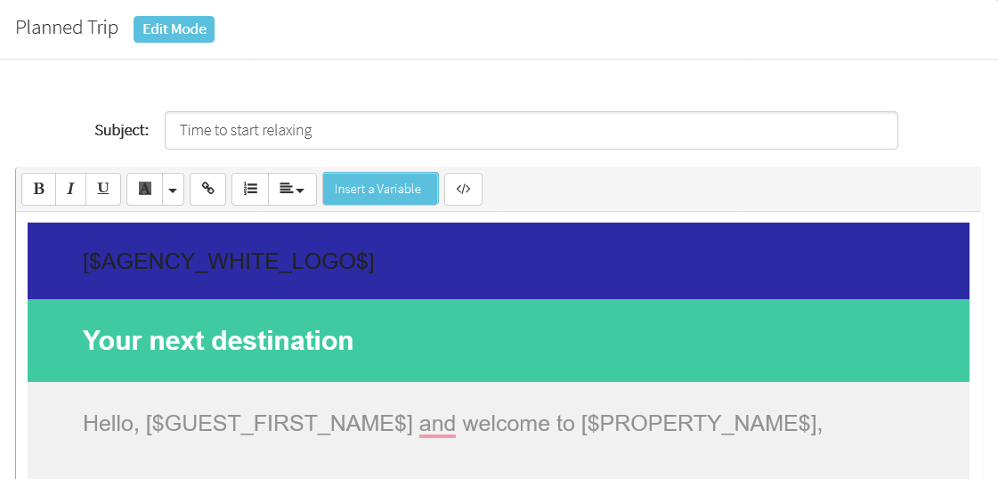 example of PMP pulling guest first name data