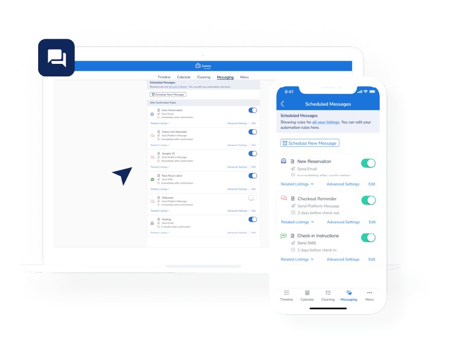 Guesty for Hosts offers personalized guest messaging automation