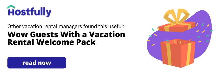 image link to article about vacation rental welcome pack