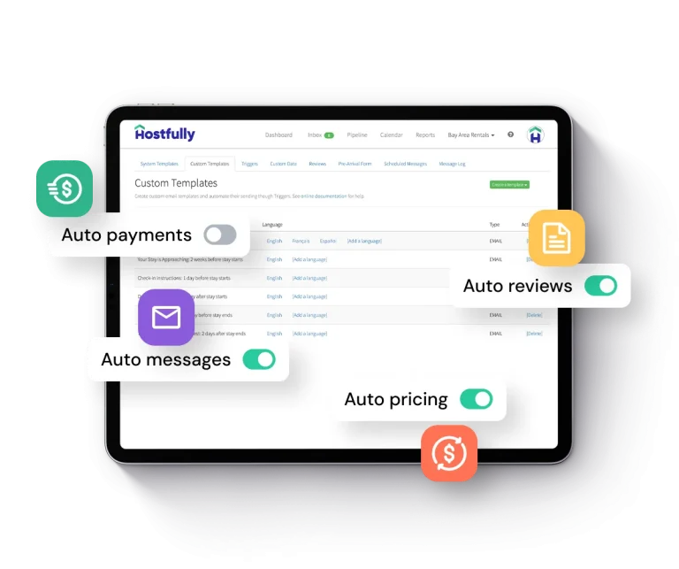 hostfully property management platform features automation